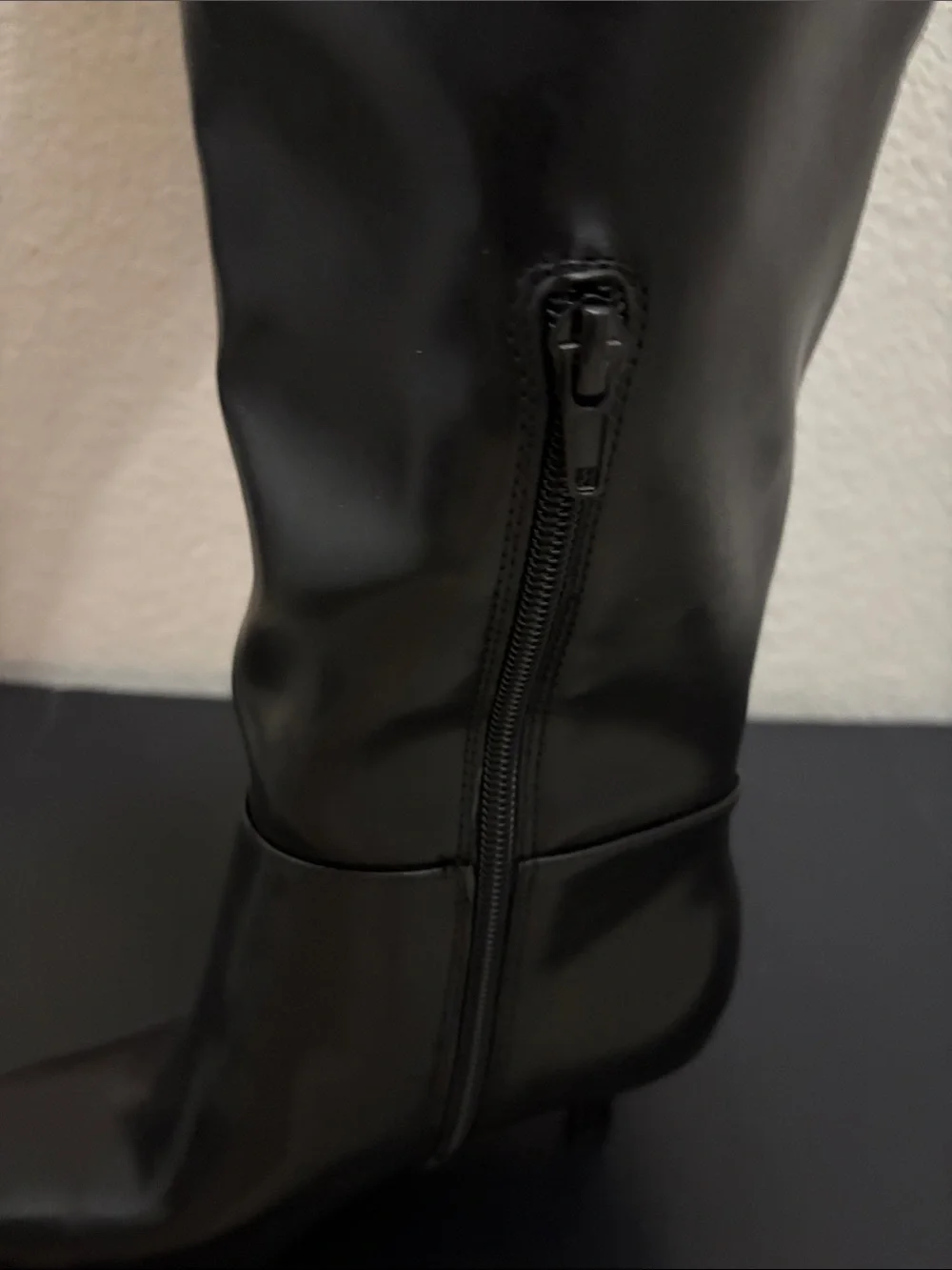 Over-the-Knee Boots with Pointed Toe